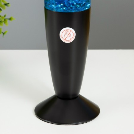 The lamp “Lava” E14 25W from the network 220V black 9x9x35 cm.-4
