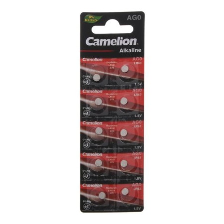 Battery Alkalin Camelion Mercury Free, AG0 (LR521, 379) -10BL, 1.5V, blister, 10 pcs.-2