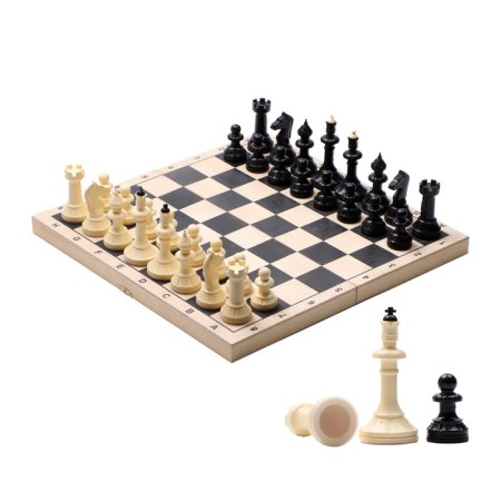 Chess figures of the Grandmaster "Ivengo", King H-10 cm, pawn-5 cm, in the box-1