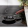 Flot “Flower”, d = 12 cm, plastic handle, anti -stick coating, black color