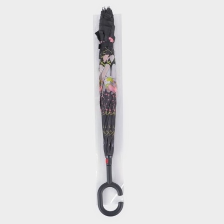 Umbrella - on the contrary, "flowers", mechanical, 8 spokes, r = 53 cm, color mix-13