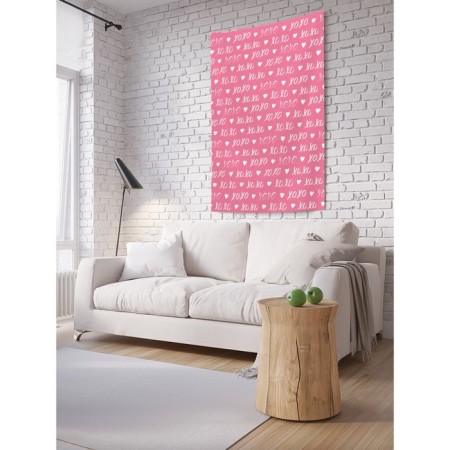 Decorative panel with photo printing "Watch Love", vertical, size 100x150 cm