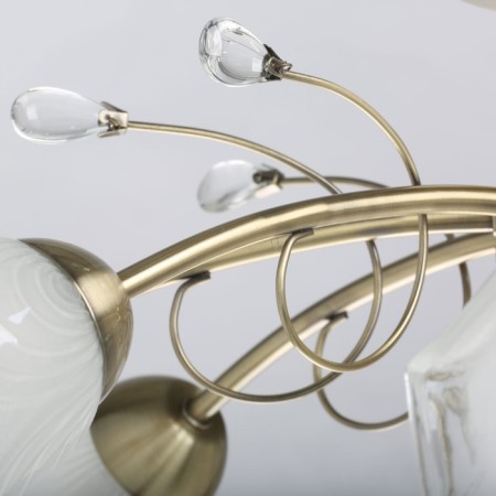 Chandelier "Flora", size 72x24x72 cm, 320W 8xe14-6