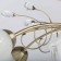 Chandelier "Flora", size 72x24x72 cm, 320W 8xe14