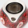 Keramic teapot with a metal sieve "Lotus", 200 ml, red color