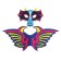 Carnival set of dragon, mask, wings