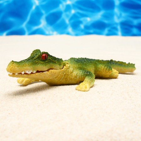 Decor for the Aquarium "Crocodile", 20 x 7.5 x 3 cm-2
