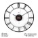 Watch wall, interior "Lemi", D-39 cm, silent