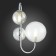 Sconces st. SL1124.101.02. Vinetto. 2x5 watts, G9, 4000k, 19.5x36 cm, chromium color