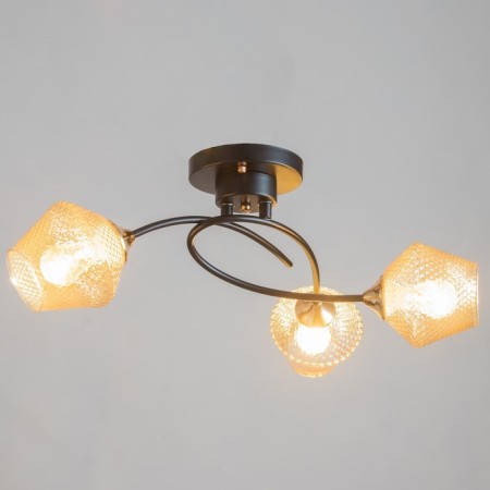 Tsota chandelier 3HE27 40W Black 38x38x28 cm Bayerlux-1