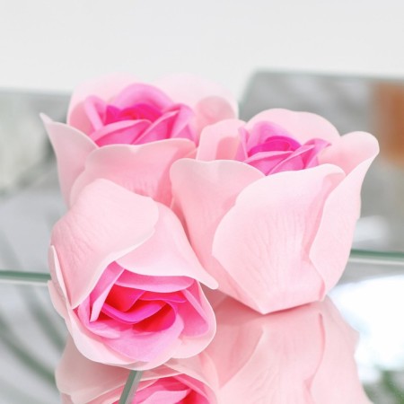 Soap roses, three -color, set of 6 pcs.-5