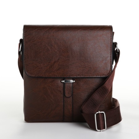 Male bag, brown color-1