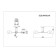Ceiling EVOLUCE lamp. SLE104302-05. Lanta. 5x40 watts, E14, 59x59x24 cm, chromium color