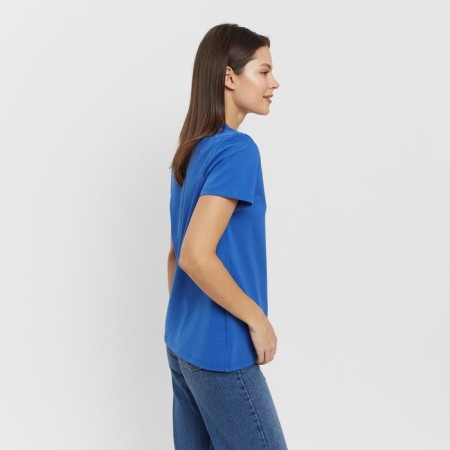 Women's T-shirt Basic Line Color Electro, Rr. 48-1