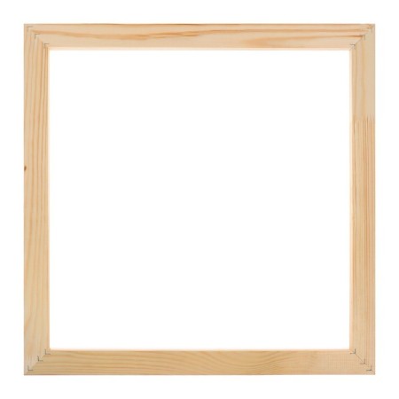 Piece for canvas Calligrata, 1.8 x 50 x 50 cm, frame width 36 mm, pine-1