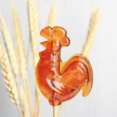 Caramel lollipop "Cockerel", sugar, 25 g