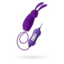 Vibroyaite with the Toyfa A-Toys Bunny control panel, silicone, purple color