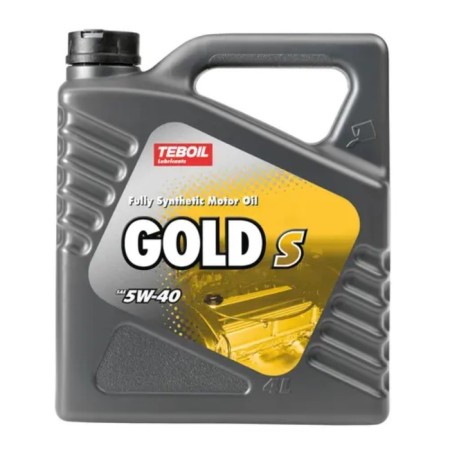 Motor oil Teboil Gold S 5W-40, synthetic, 4 liters
