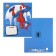 Notebook in a ruler of 12 sheets, 5 types of mix, cover coated cardboard, spider-man
