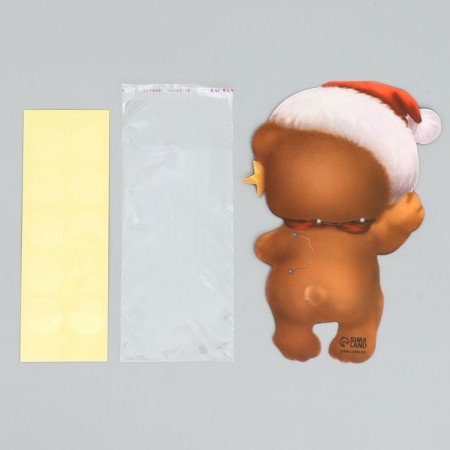 Package for sweets "Bear", 11 x 6 cm, New Year-3