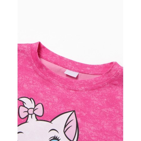 T-shirt Marie, cats aristocrats, height 110-116, pink-7