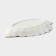 Ceramic "Leaf" dish, 25.5 × 14.5 cm, white color