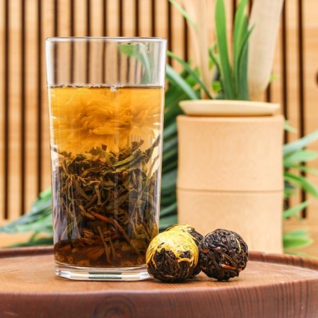 Chinese bound green tea, 50 g, yellow chrysanthemum-4