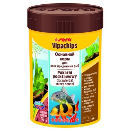 Sera Vipachips food for catfish and bottom fish, 100 ml, 37 g