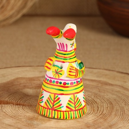 Filimonovskaya toy Bell "Kozlik", 10-12 cm-3
