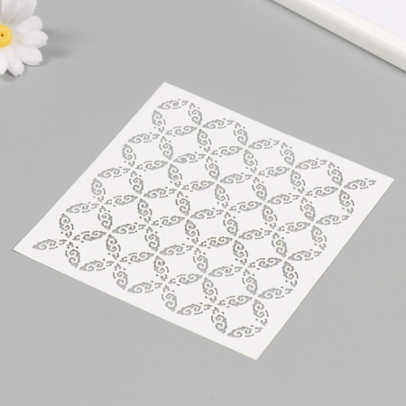 Plastic "pattern" 15x15 cm stencil-1