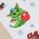 Interior sticker with the luminous layer "Dragons", 21 x 29.7 cm, New Year