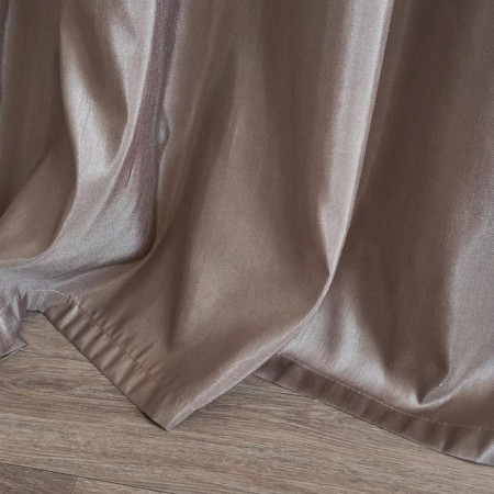 Curtain curtain Witerra Bamboo 135x260cm, brown, jacquard, PE100%-4