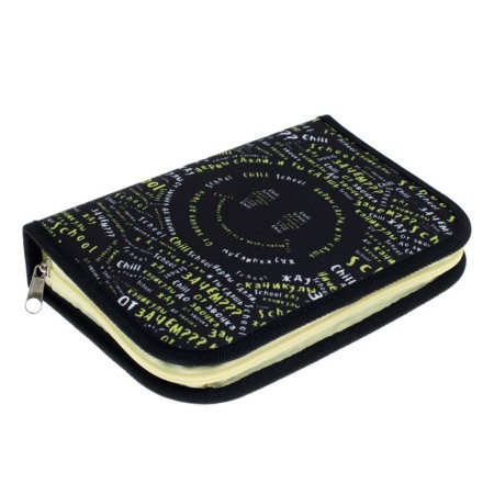 Penal 3 sections, tab inside, 140 x 210 x 40 mm, fabric, calligrata top blank School-1