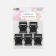 Fastex 25 mm, load up to 40 kg, 5 pcs, black/silver color, price for 1 set