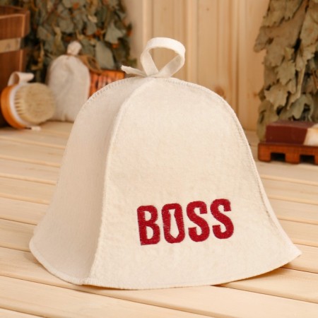 Boss cap "Boss" 100% wool