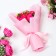 Exclusive bouquet of soap roses, fuchsia color, 11 pcs