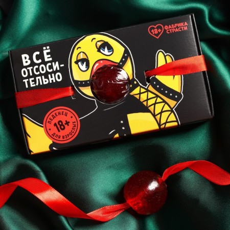 Lollipop “All”, taste: strawberries with cream, 30 g (18+)