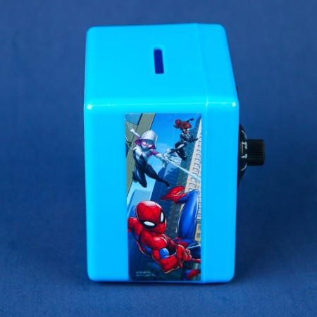 Piggy bank safe, 8.8 cm x 7.5 cm x 8.8 cm "Spider-Men", Spider-Man-3