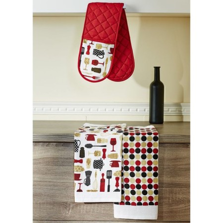 Kitchen "Ar -Deco": a severity 18 × 80 cm, a towel 38 × 64 cm - 2 pcs