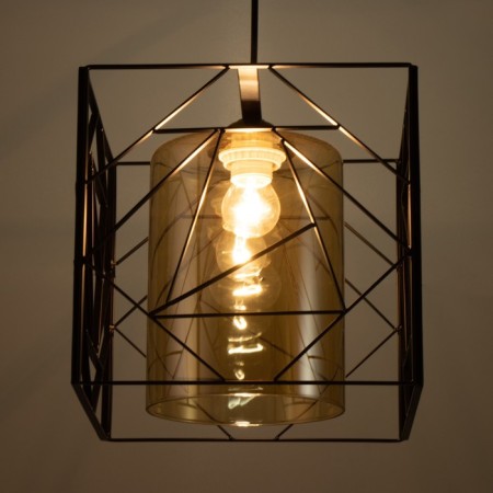 Lamp Bayerlux 2627/1 E27 40W Black 25x25-125 cm-3