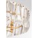 Suspended lamp Maytoni MOD043PL-06G, 6HE14, 60W, 51.7x51.7x66.8 cm, Color Gold