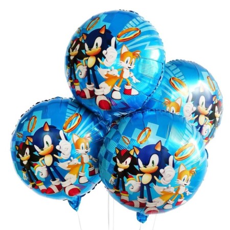 Foil ball 18 "" Hedgehog Anime Blue and Friends ", Circle-1