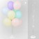 A balloon stand, 11 sticks and holders