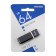 Flash drive Smartbuy Quartz Series Black, 64 GB, USB 2.0, th Up 25 MB/s, PBU up to 15 Mb/s, black