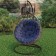 Billy swing pillow, diameter 115 cm, blue color