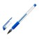 Set of gel pens, 6 colors, fluorescent, with rubber holders