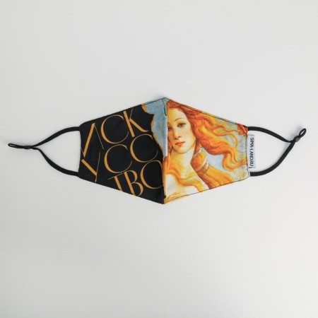 A fabric mask with adjusting ties "Art"-3