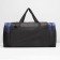 Road bag with lightning, 3 outer pockets, long belt, black/blue color