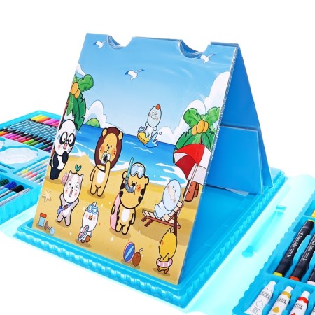Set for drawing animals blue-13