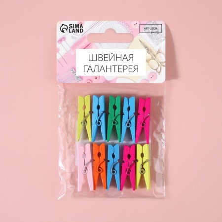 Brongs for sewing, 3 × 0.5 × 0.3 cm, 10 pcs, color colorful-6